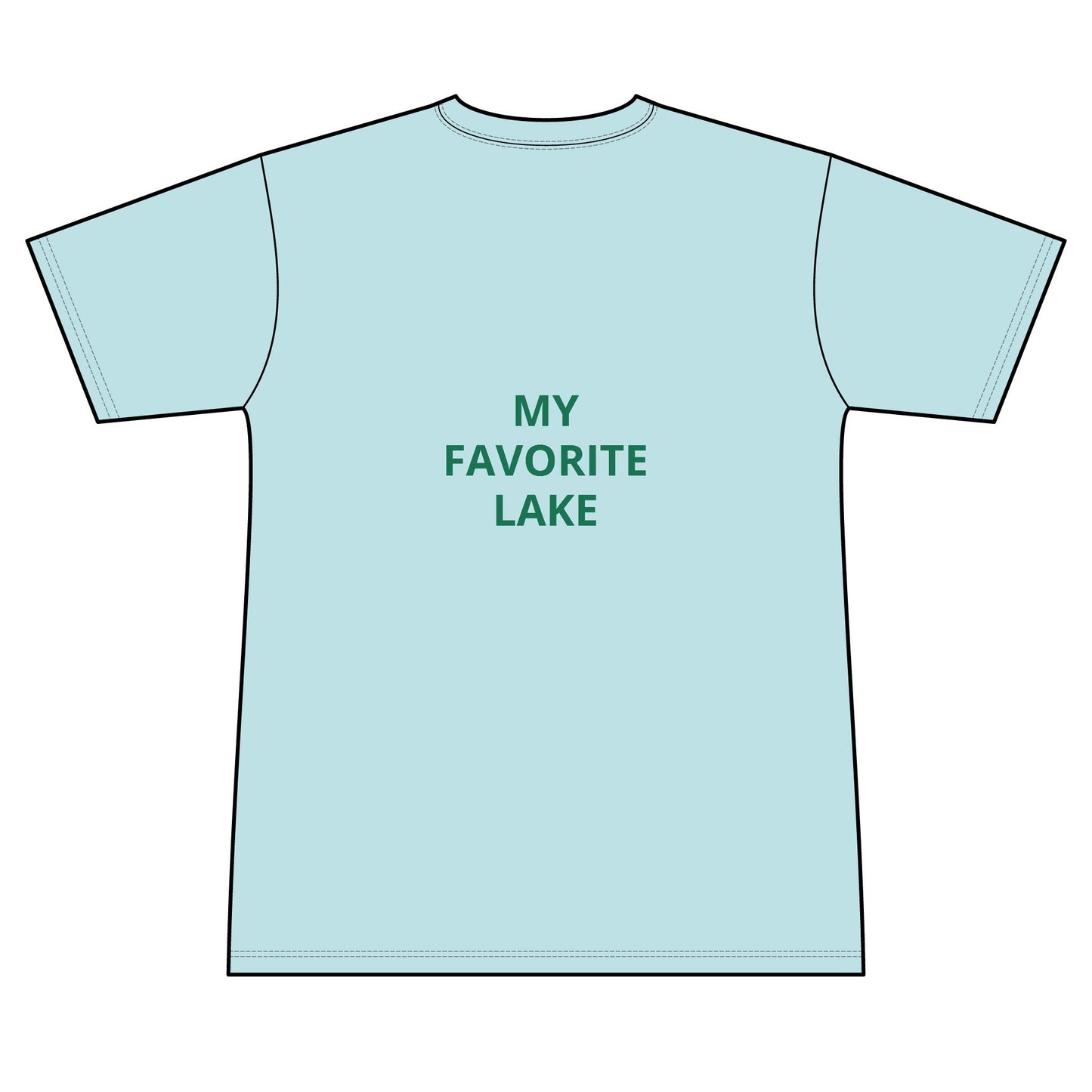 Great Lakes State Green Performance Transom short sleeve tee UPF 50+