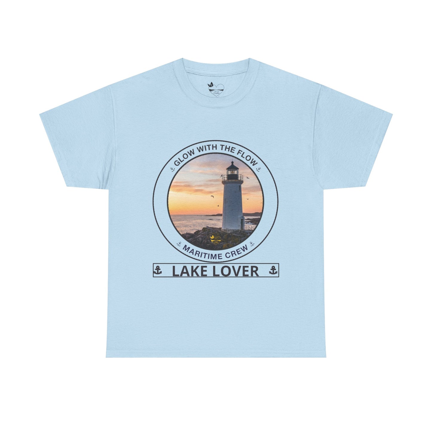 Personalized Glow with the Flow Gildan Transom shirt