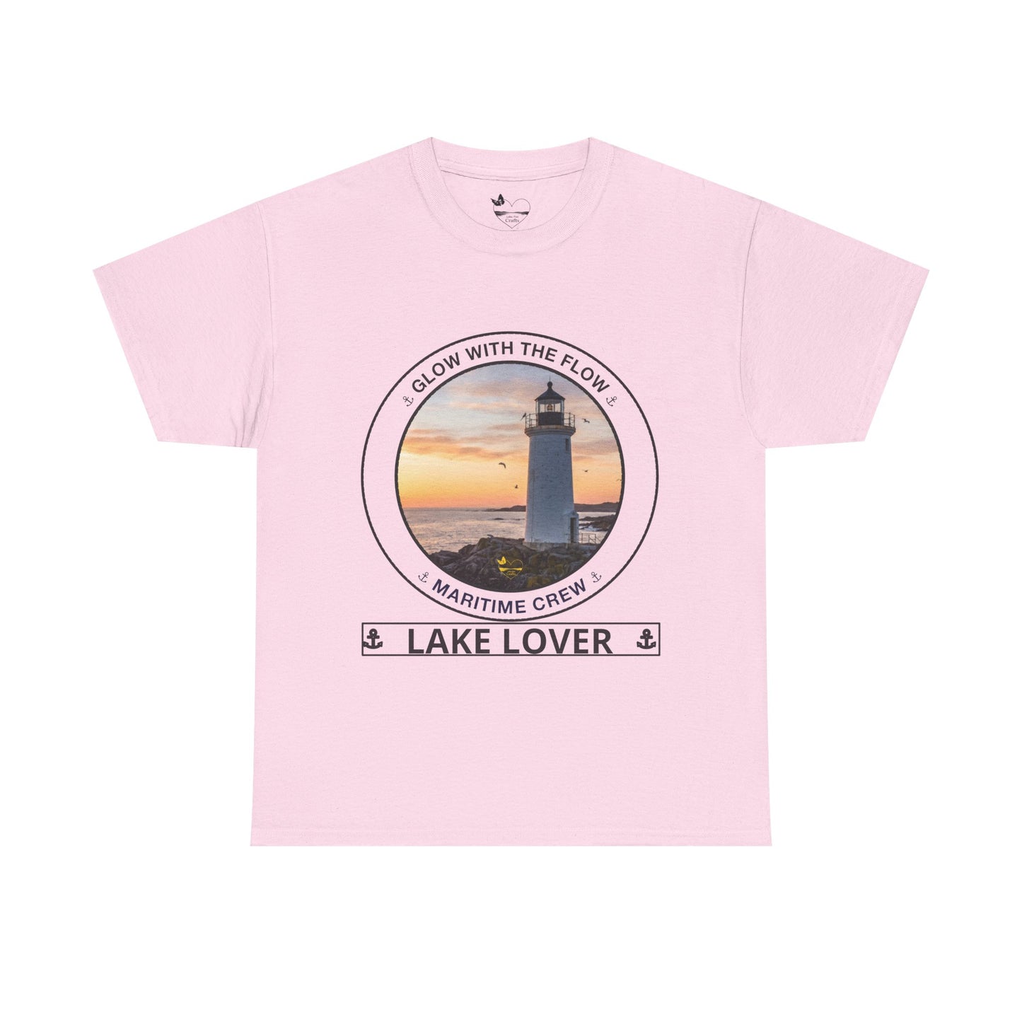 Personalized Glow with the Flow Gildan Transom shirt