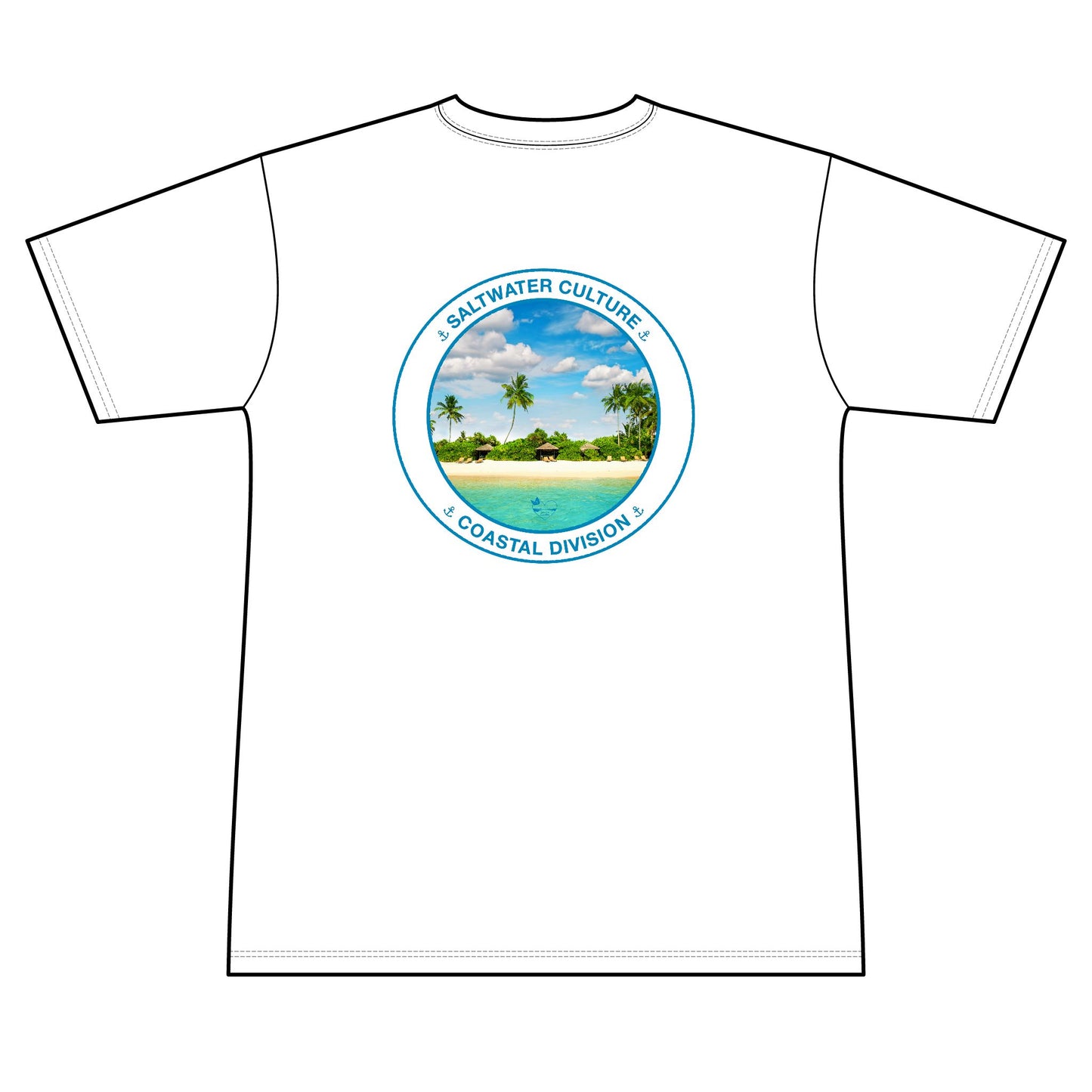 Personalized Saltwater Culture Crest Performance Shirt