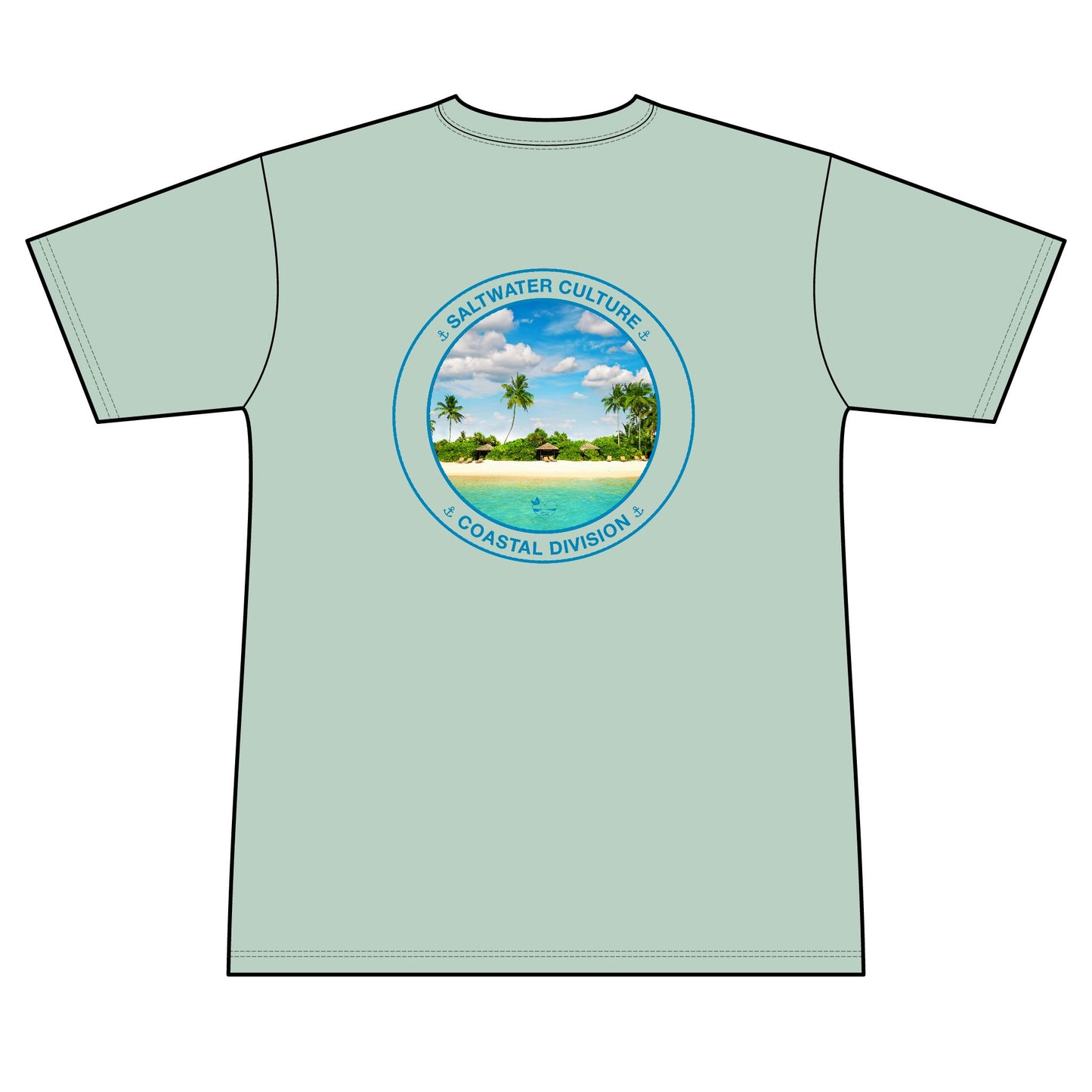Personalized Saltwater Culture Crest Performance Shirt