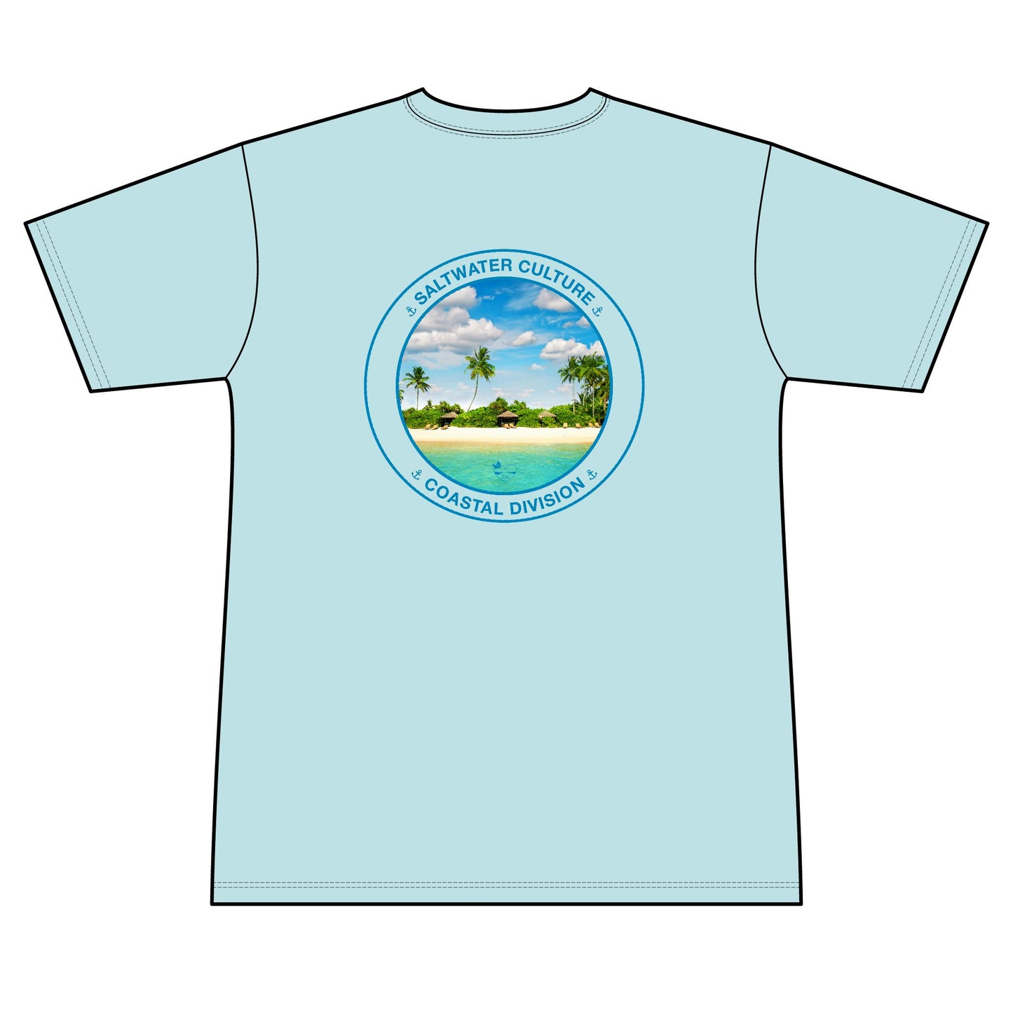 Personalized Saltwater Culture Crest Performance Shirt