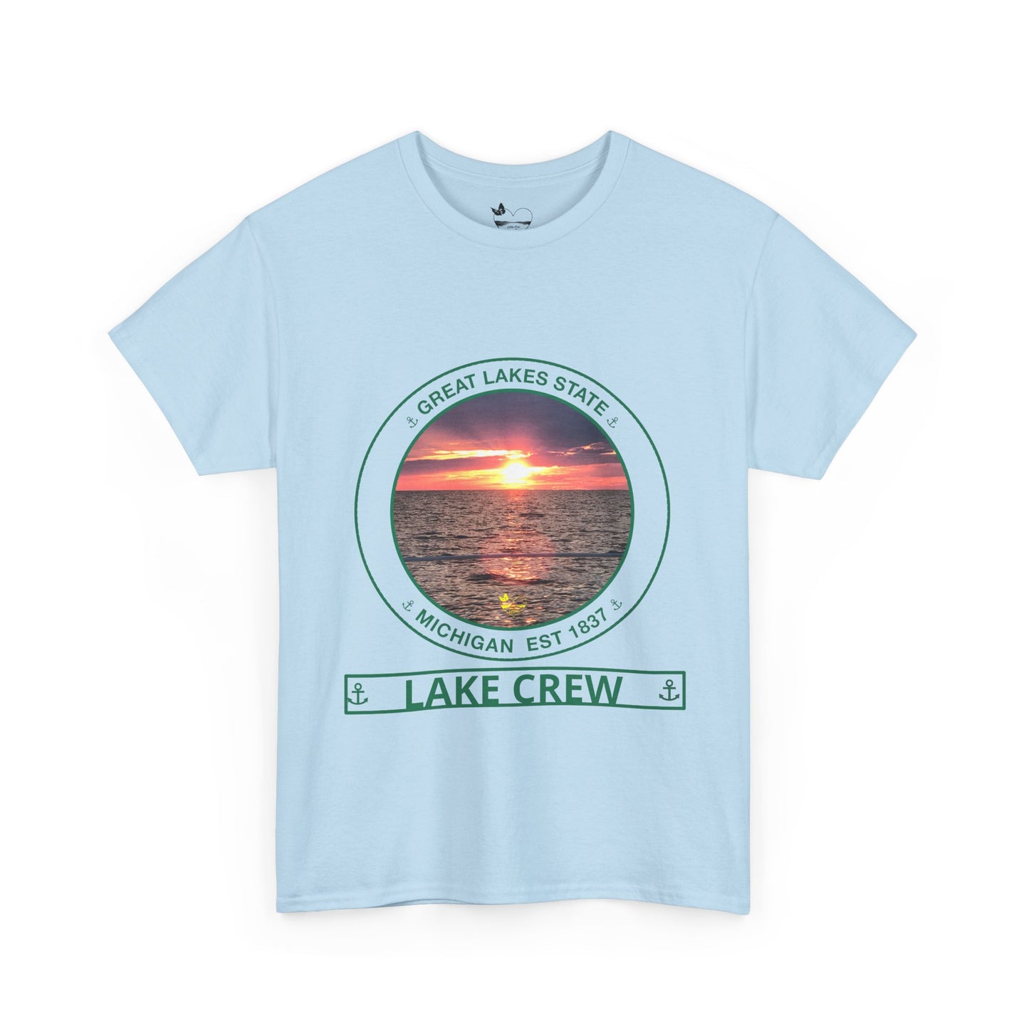 Personalized Great Lakes State Transom Shirt – Green