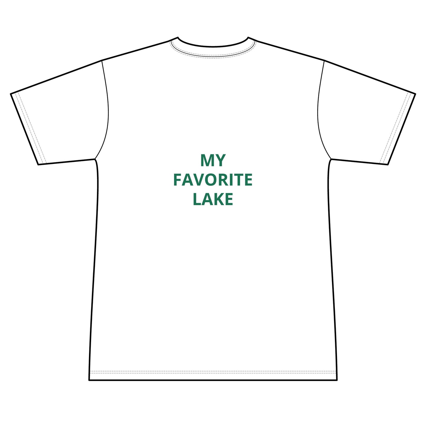 Great Lakes State Green Performance Transom short sleeve tee UPF 50+