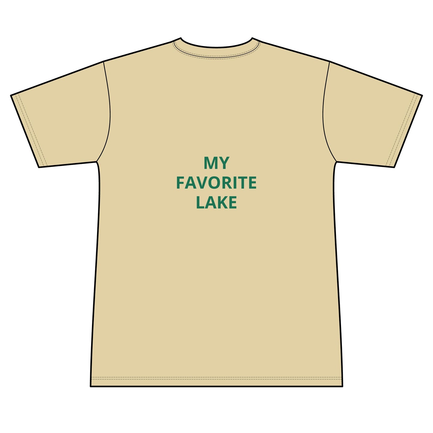 Great Lakes State Green Performance Transom short sleeve tee UPF 50+