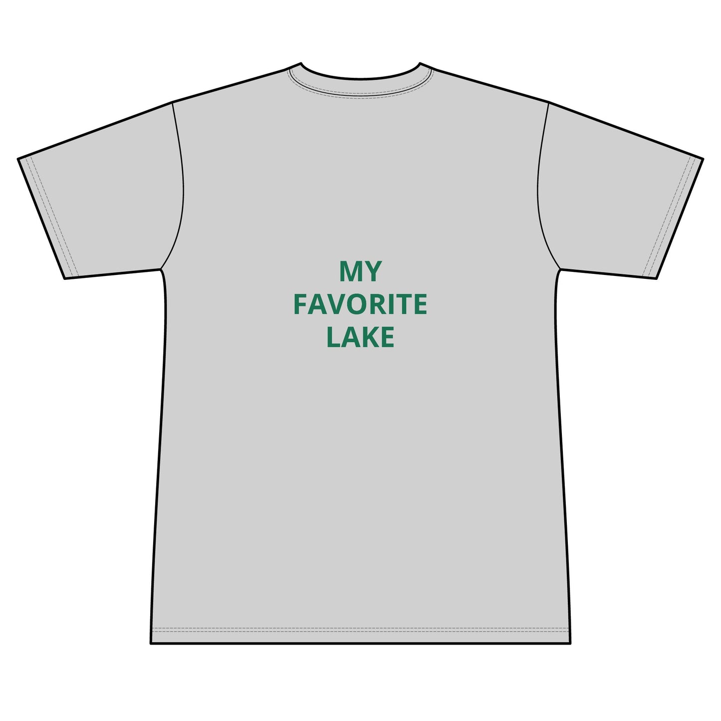 Great Lakes State Green Performance Transom short sleeve tee UPF 50+