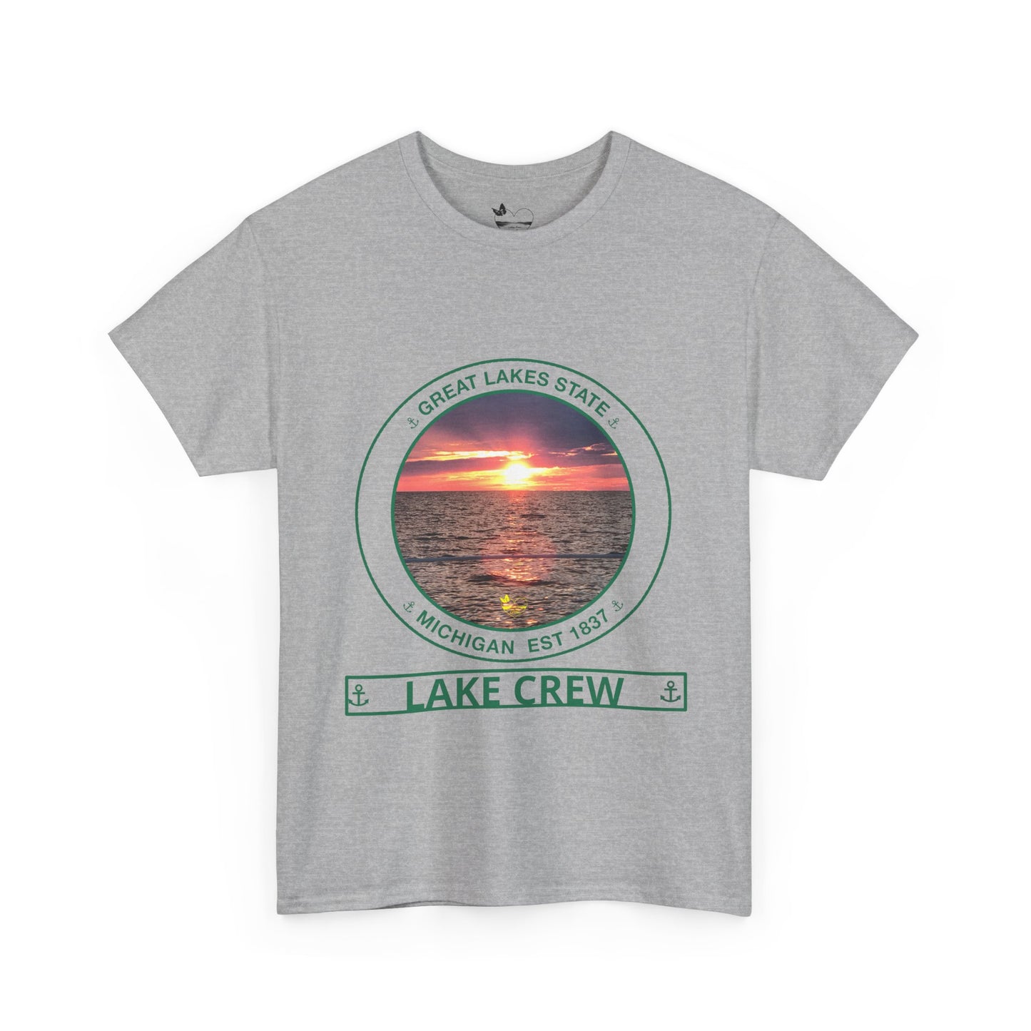 Personalized Great Lakes State Transom Shirt – Green