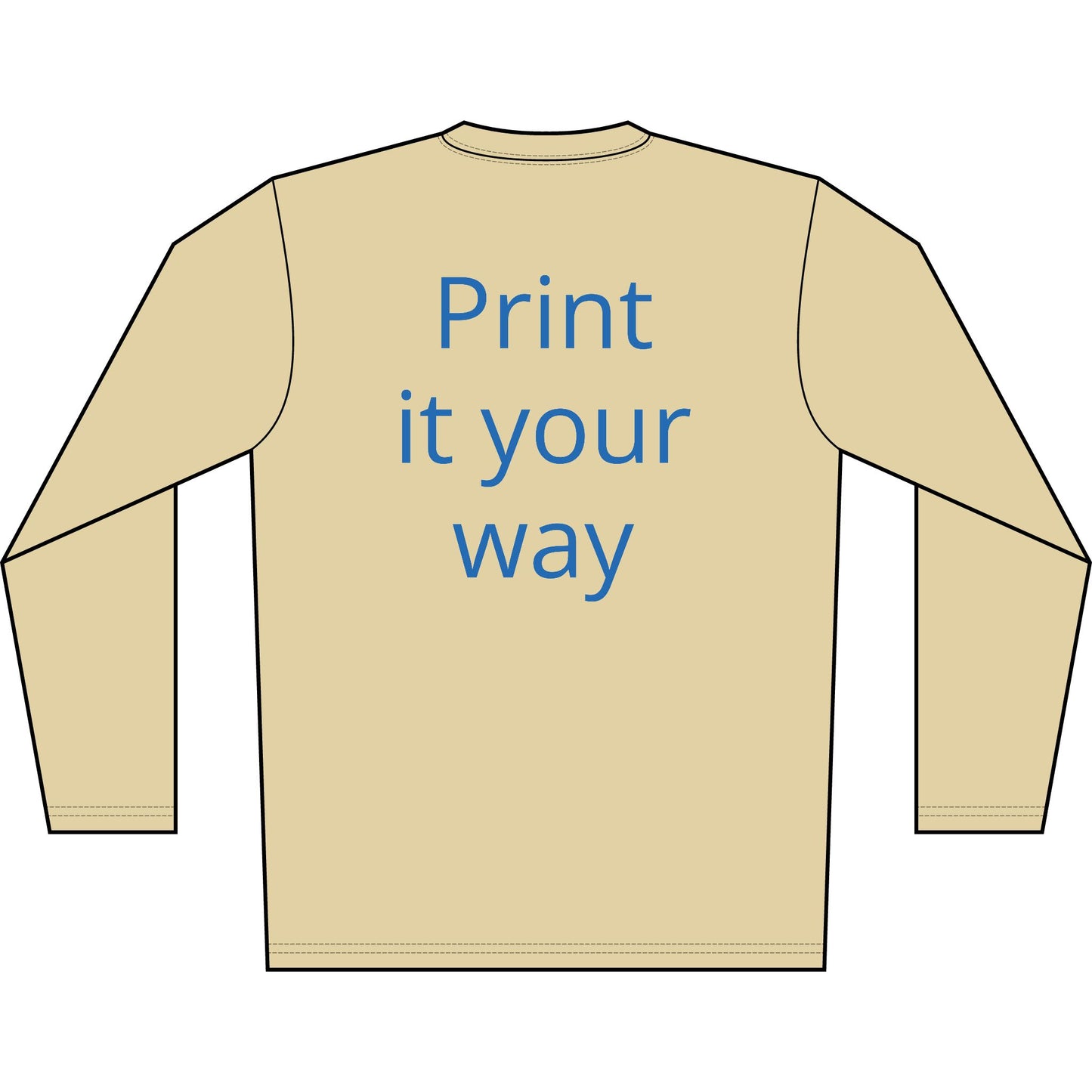 Personalized Cass Lake Transom Performance Long Sleeve Shirt