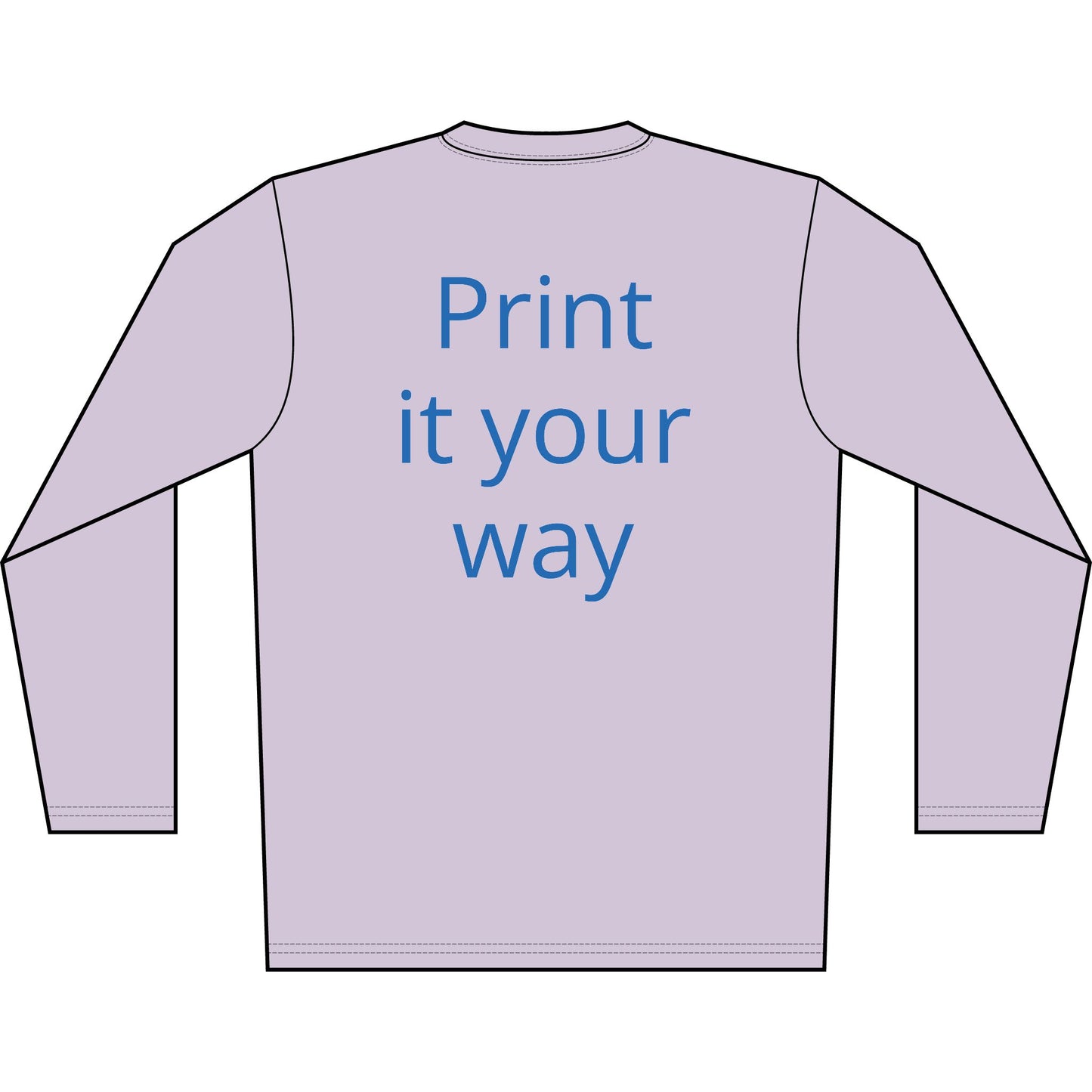 Personalized Cass Lake Transom Performance Long Sleeve Shirt