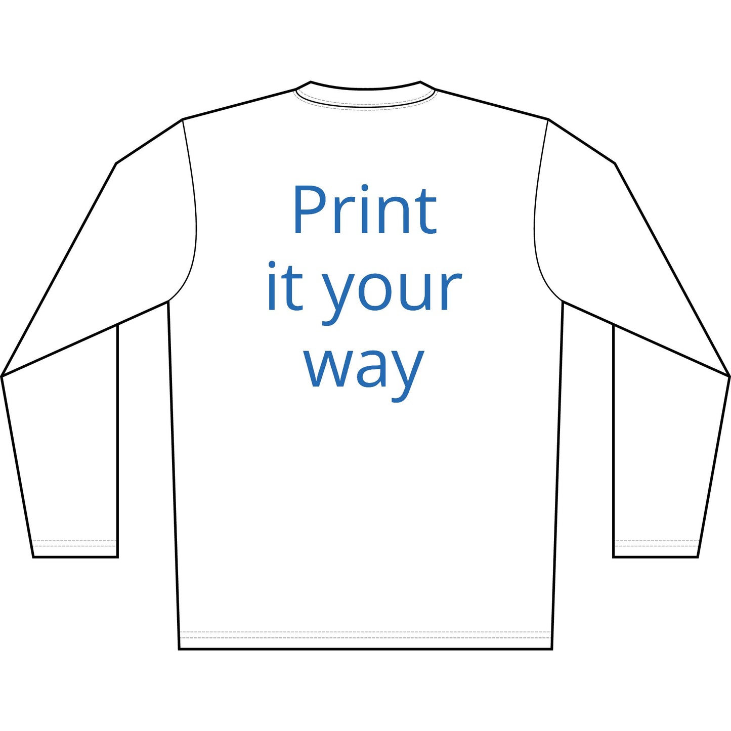 Personalized Cass Lake Transom Performance Long Sleeve Shirt