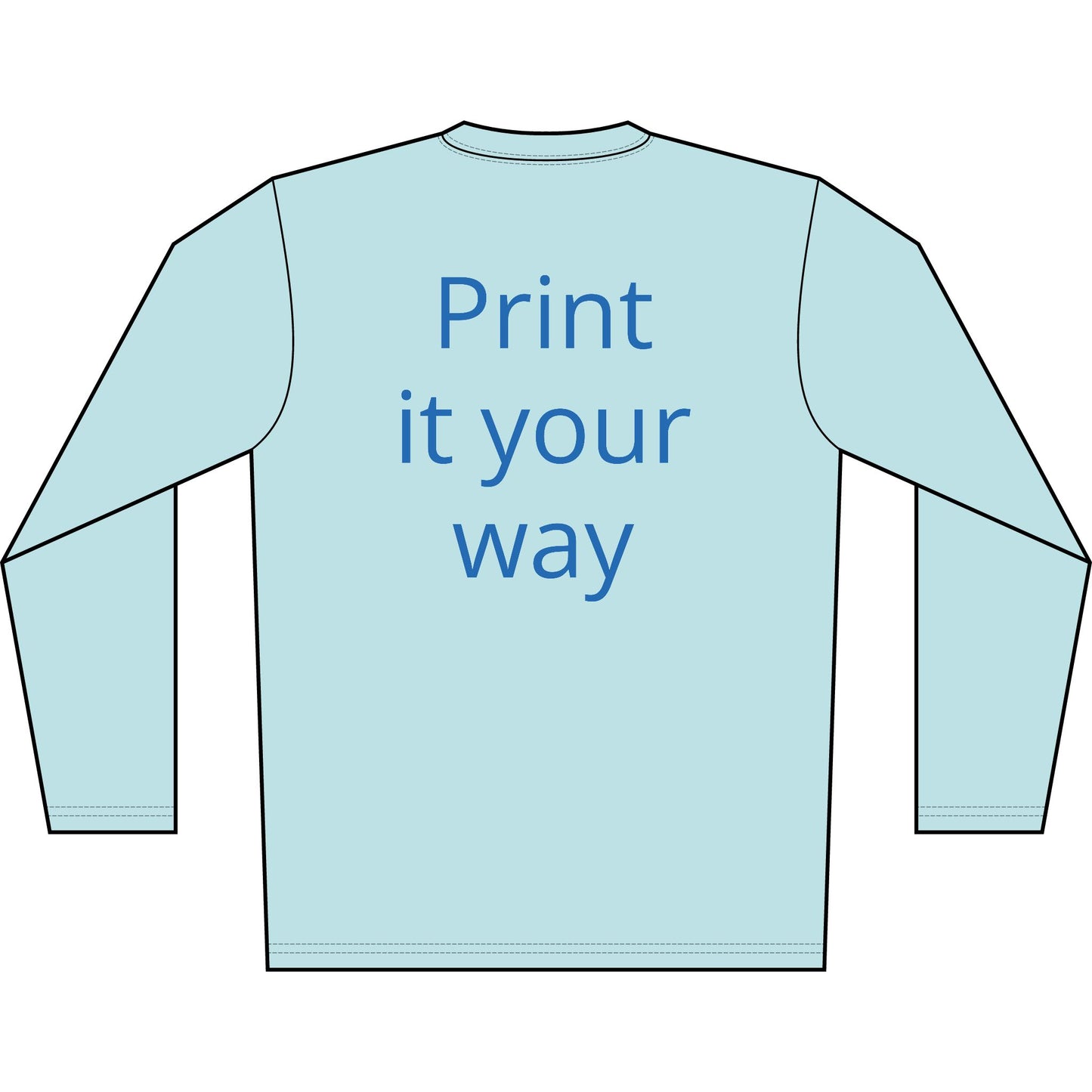Personalized Cass Lake Transom Performance Long Sleeve Shirt