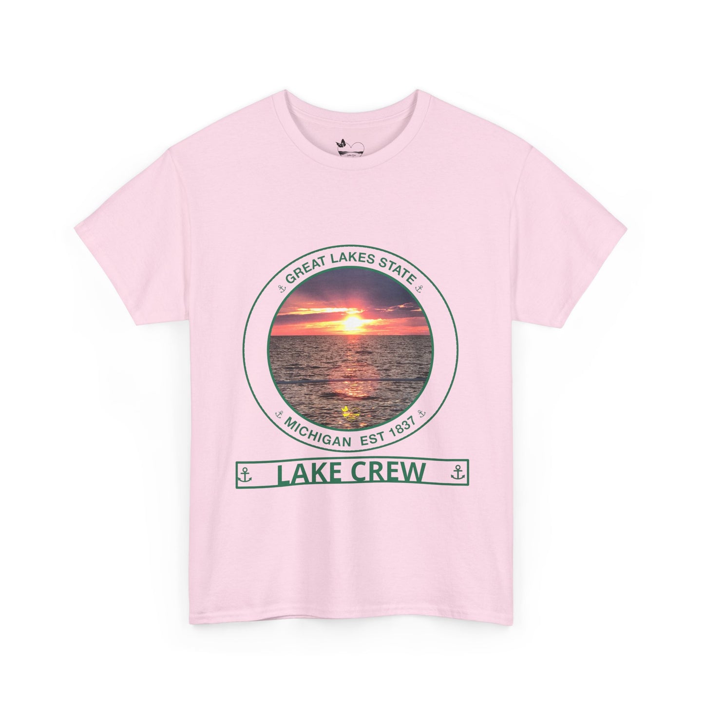 Personalized Great Lakes State Transom Shirt – Green