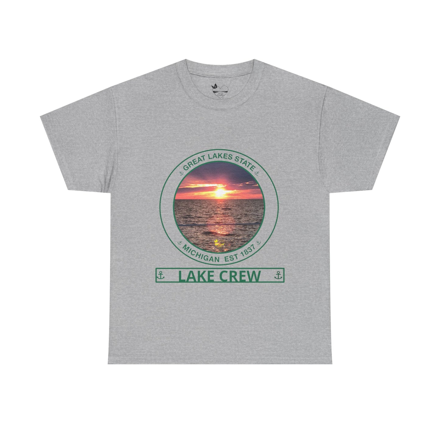 Personalized Great Lakes State Transom Shirt – Green