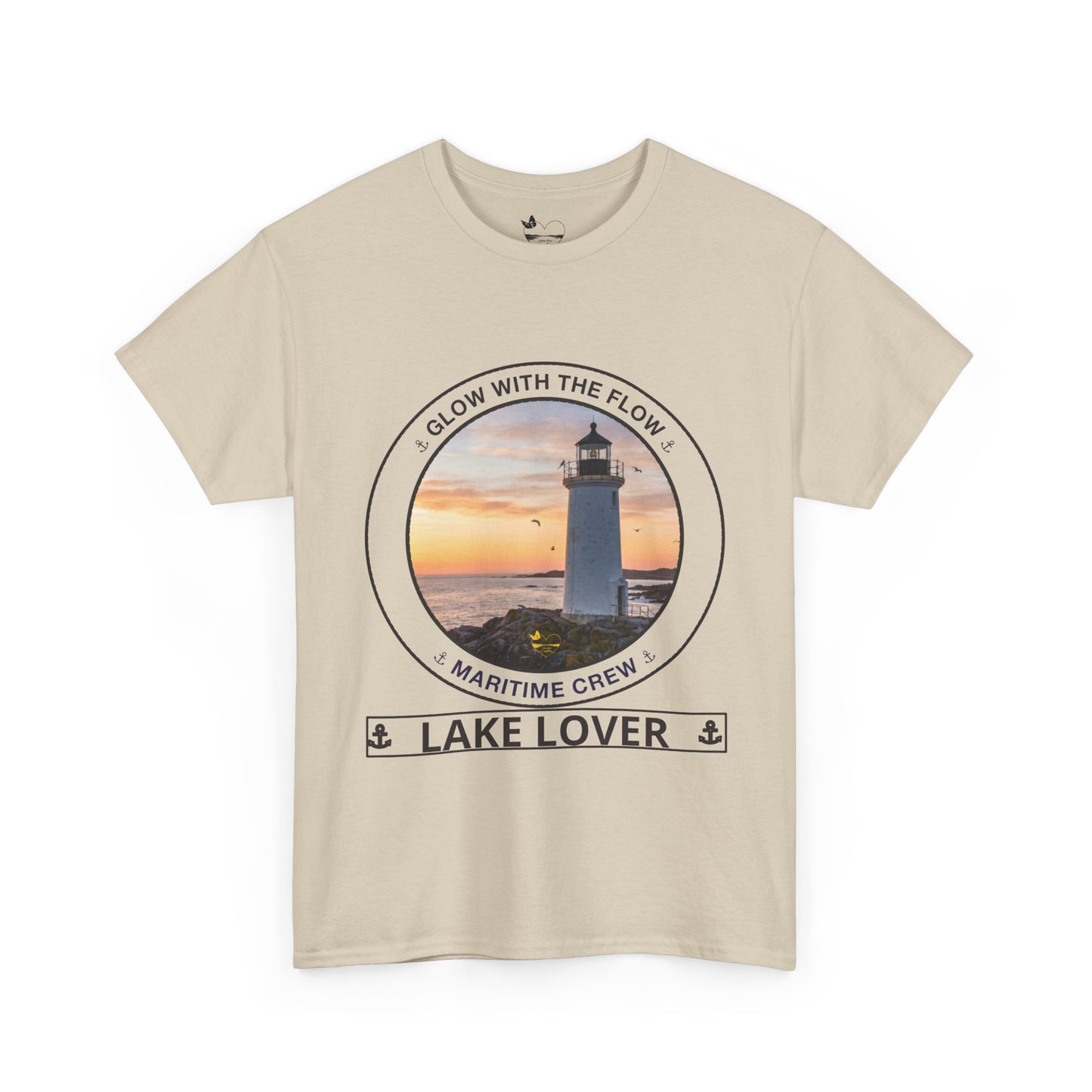 Personalized Glow with the Flow Gildan Transom shirt