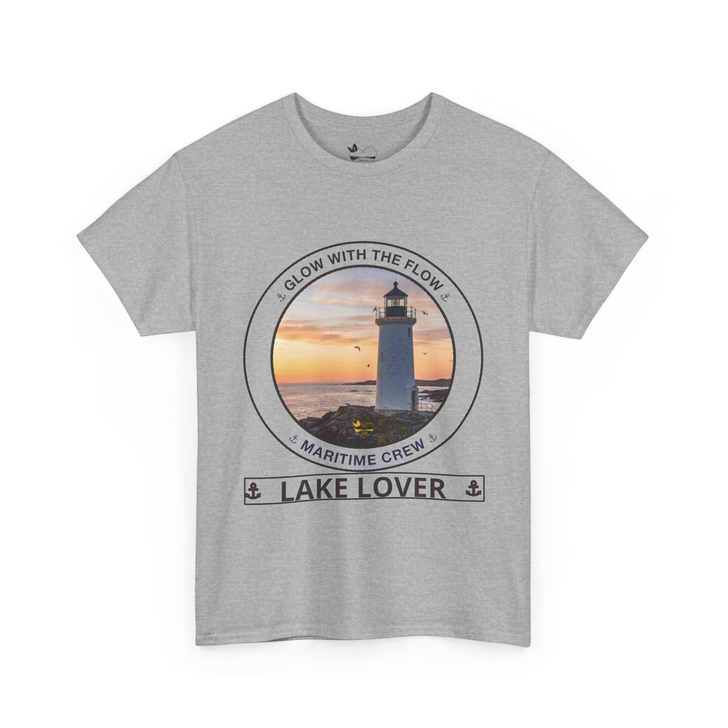 Personalized Glow with the Flow Gildan Transom shirt