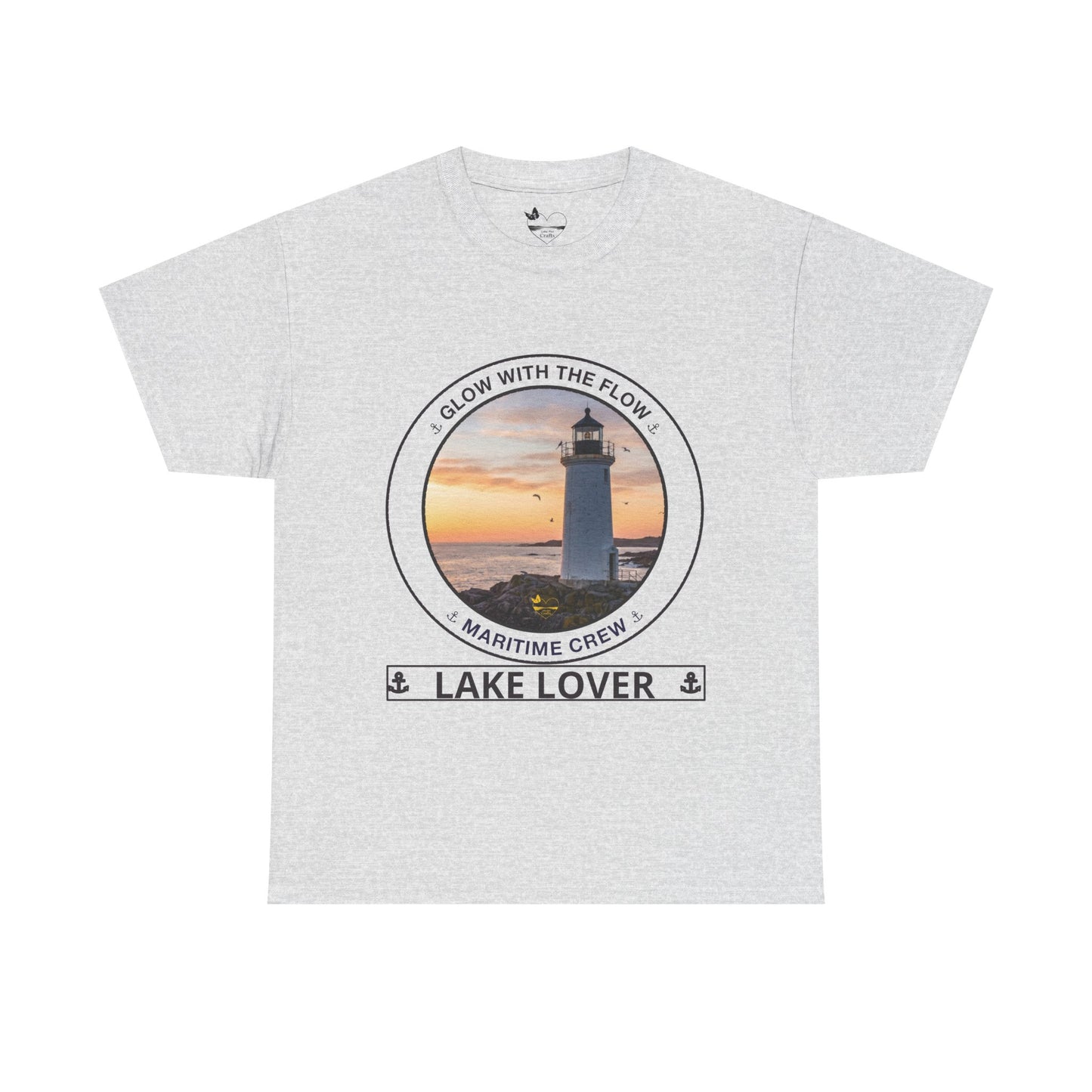 Personalized Glow with the Flow Gildan Transom shirt