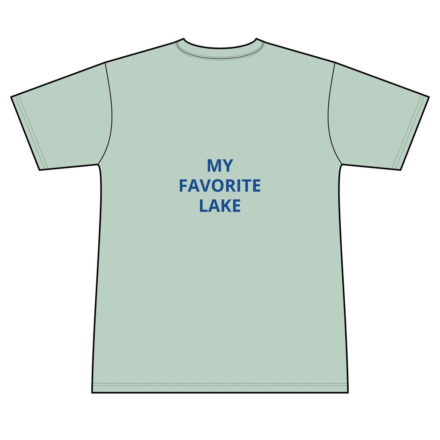 Personalized Cass Lake Transom Performance Shirt