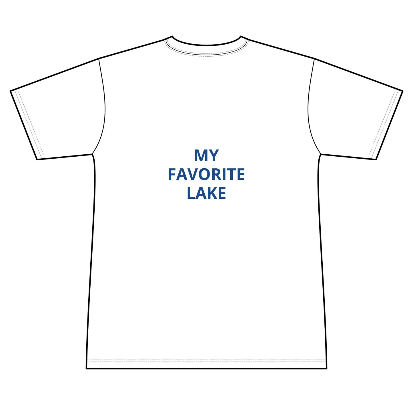 Personalized Cass Lake Transom Performance Shirt