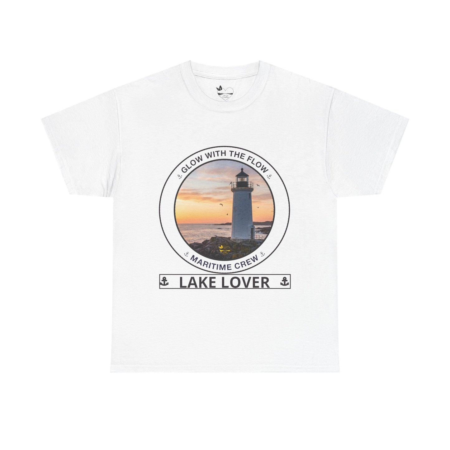 Personalized Glow with the Flow Gildan Transom shirt