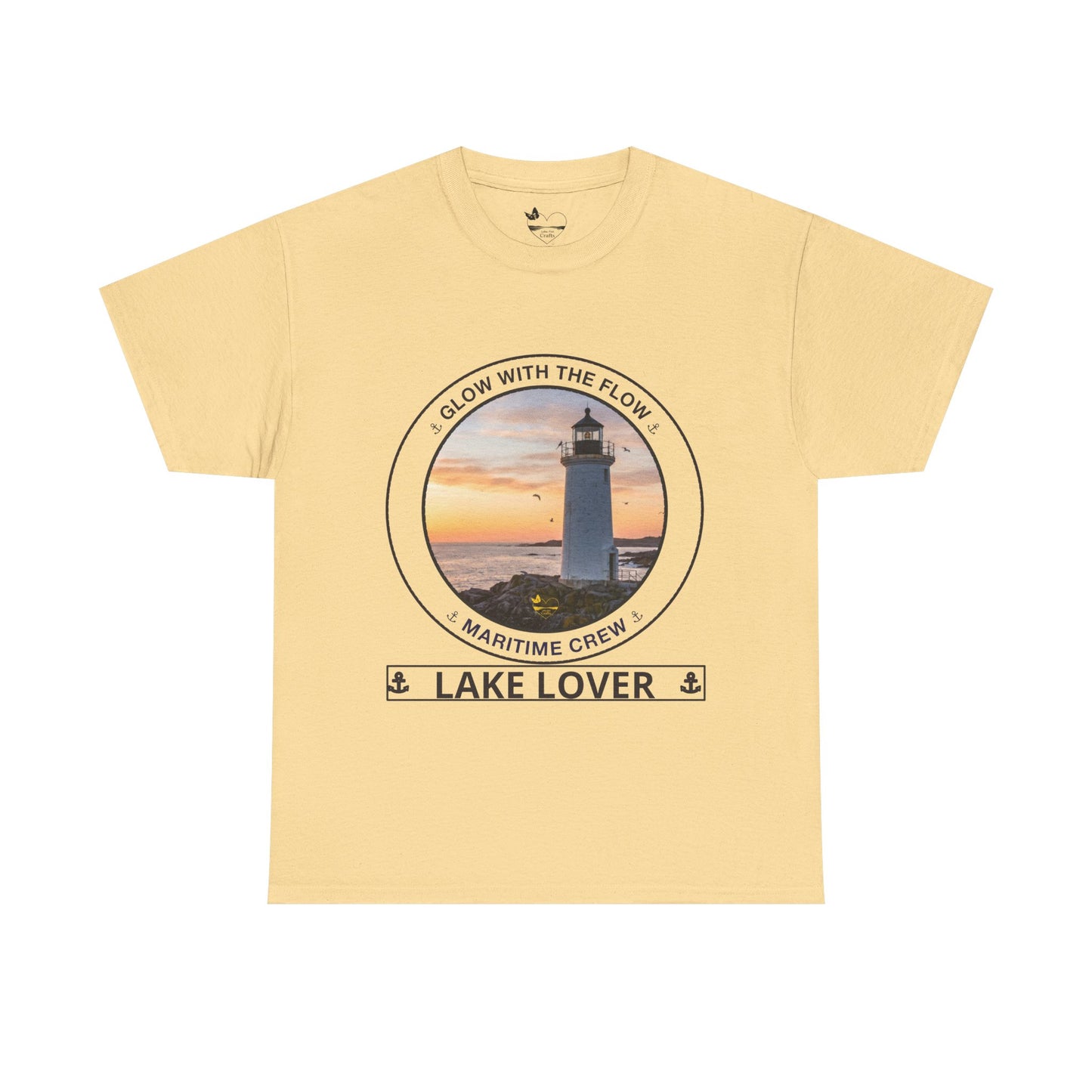 Personalized Glow with the Flow Gildan Transom shirt
