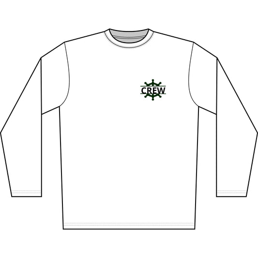 Personalized Great Lakes State  Crest Performance Long Sleeve Shirt- Blue