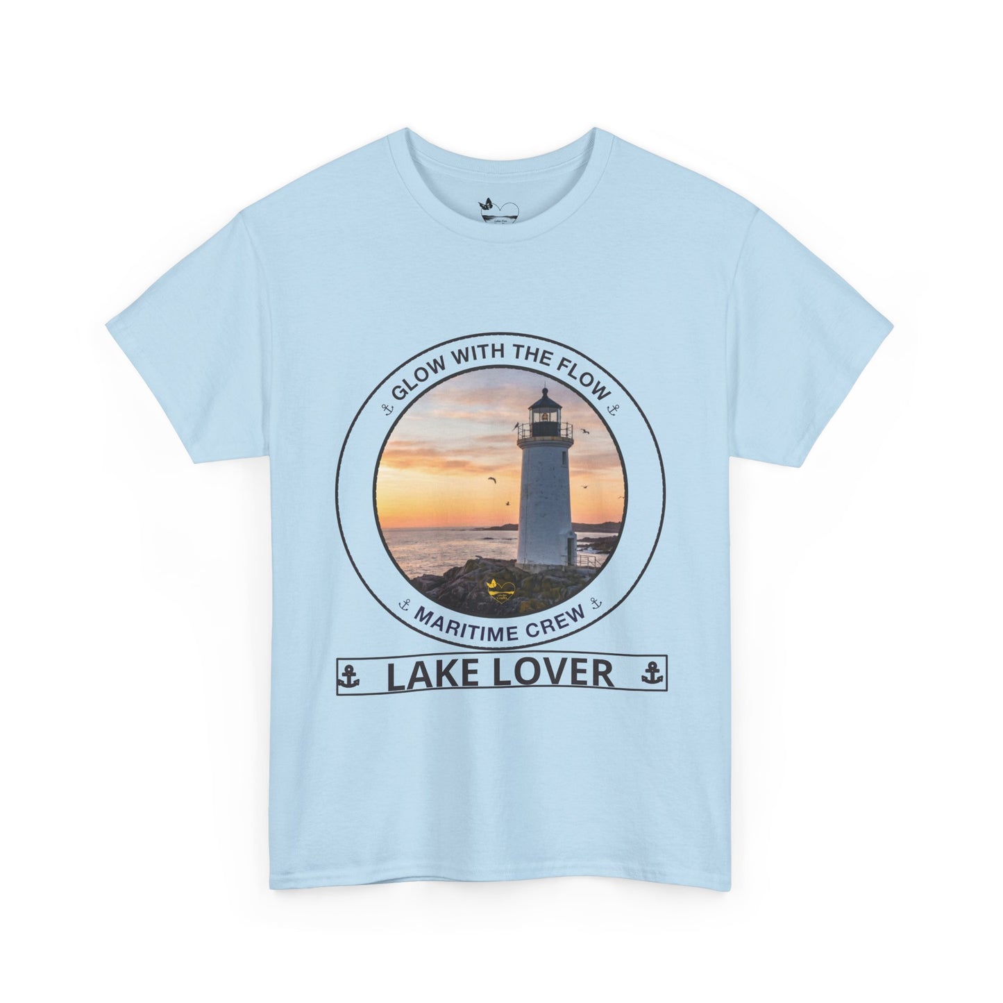 Personalized Glow with the Flow Gildan Transom shirt