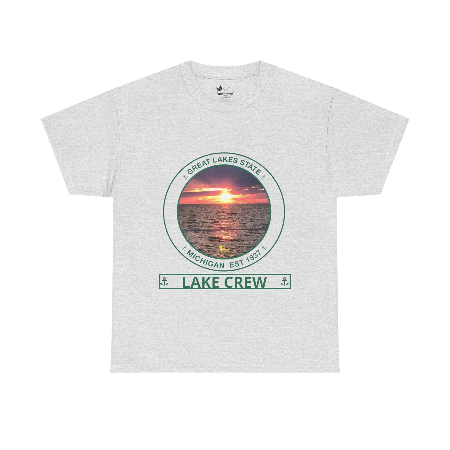 Personalized Great Lakes State Transom Shirt – Green
