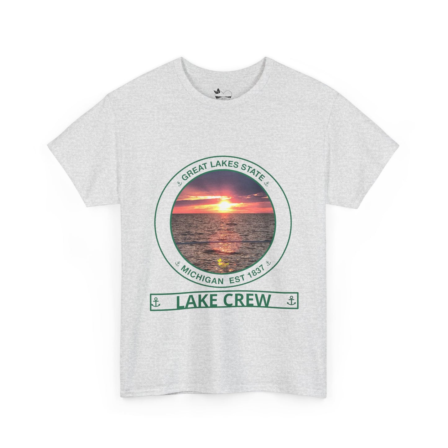 Personalized Great Lakes State Transom Shirt – Green