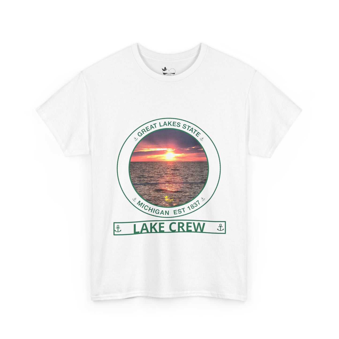 Personalized Great Lakes State Transom Shirt – Green