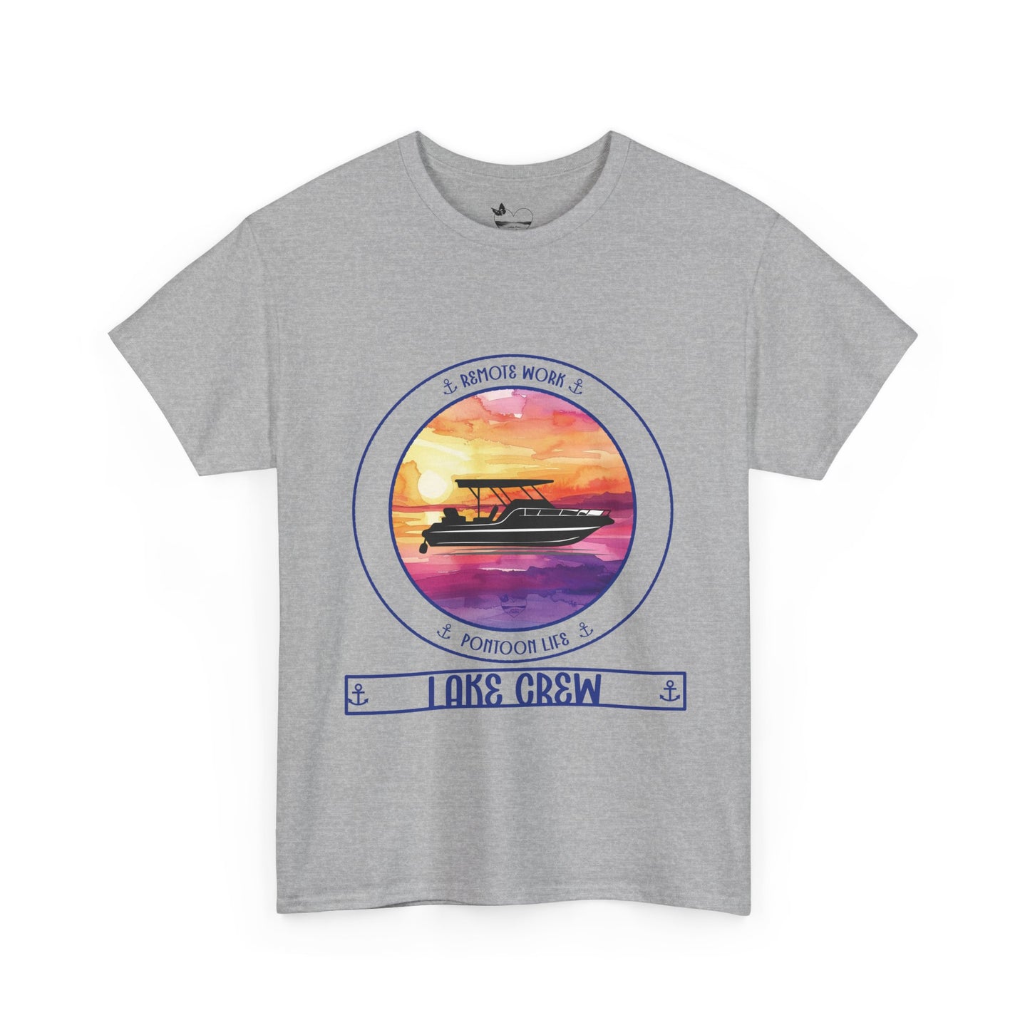 Personalized Pontoon Life Transom Shirt – Sunset