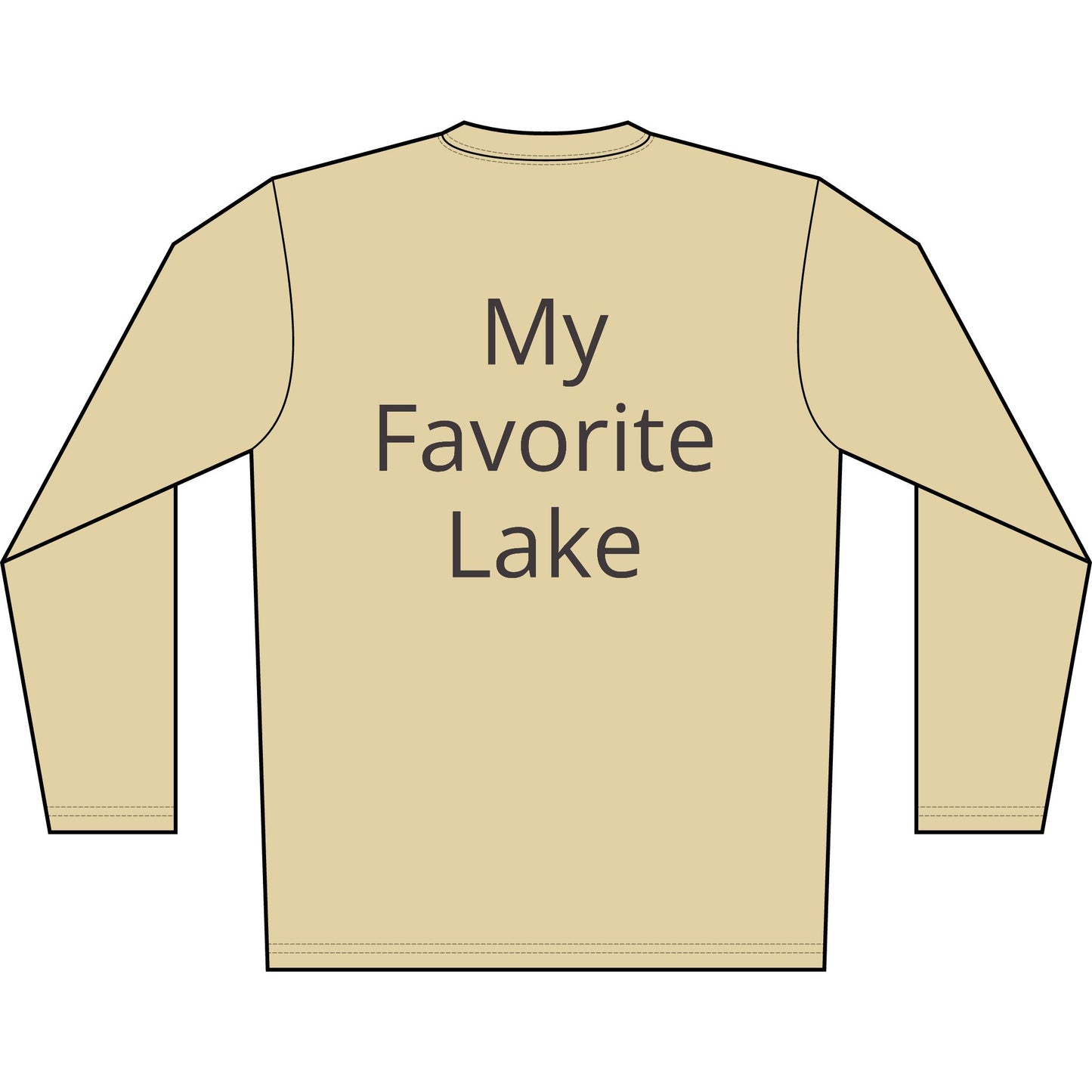 Personalized Glow with the Flow Transom Performance Long Sleeve Shirt-Blue