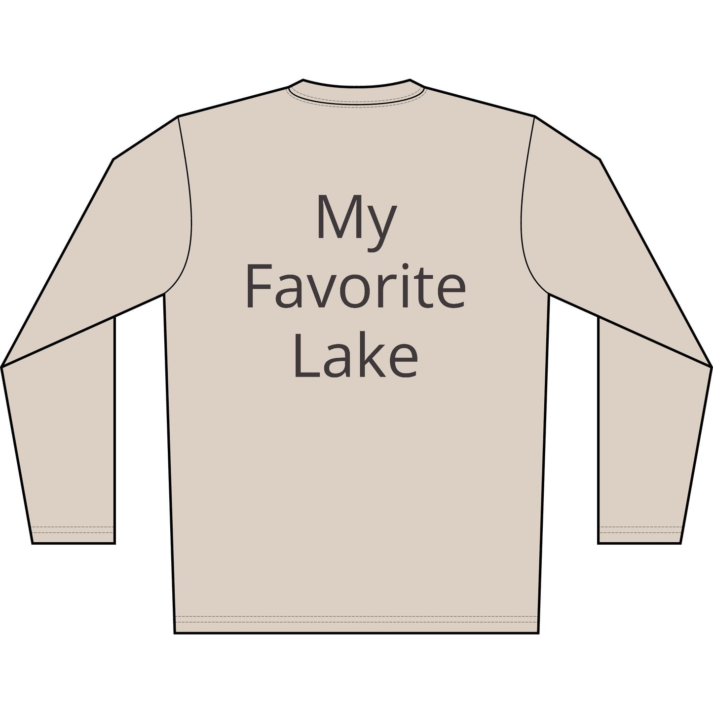Personalized Glow with the Flow Transom Performance Long Sleeve Shirt-Blue