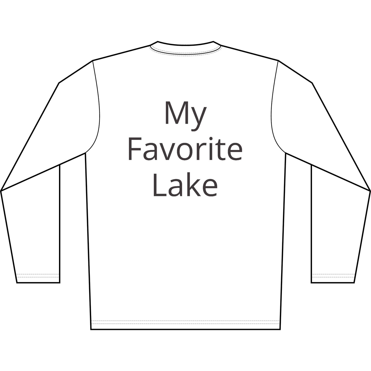 Personalized Glow with the Flow Transom Performance Long Sleeve Shirt-Blue