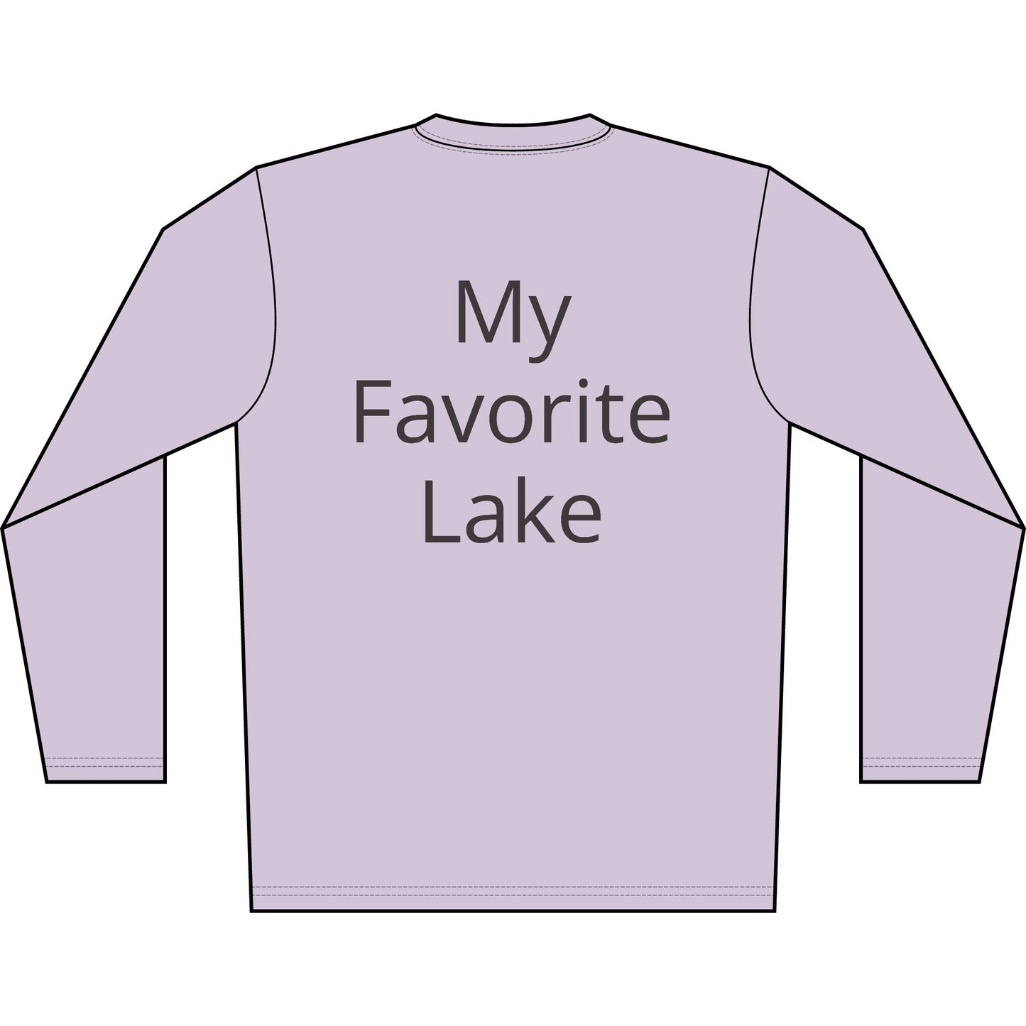 Personalized Glow with the Flow Transom Performance Long Sleeve Shirt-Blue