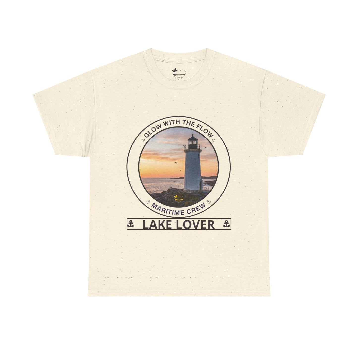 Personalized Glow with the Flow Gildan Transom shirt