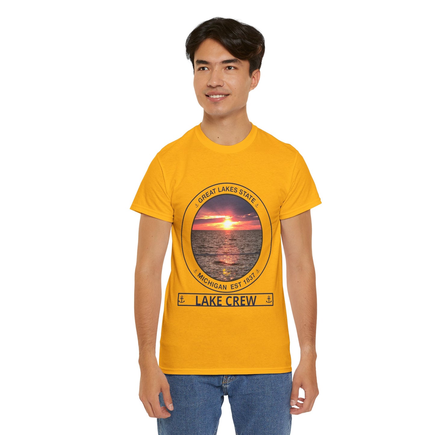 Personalized Great Lakes State Transom Shirt