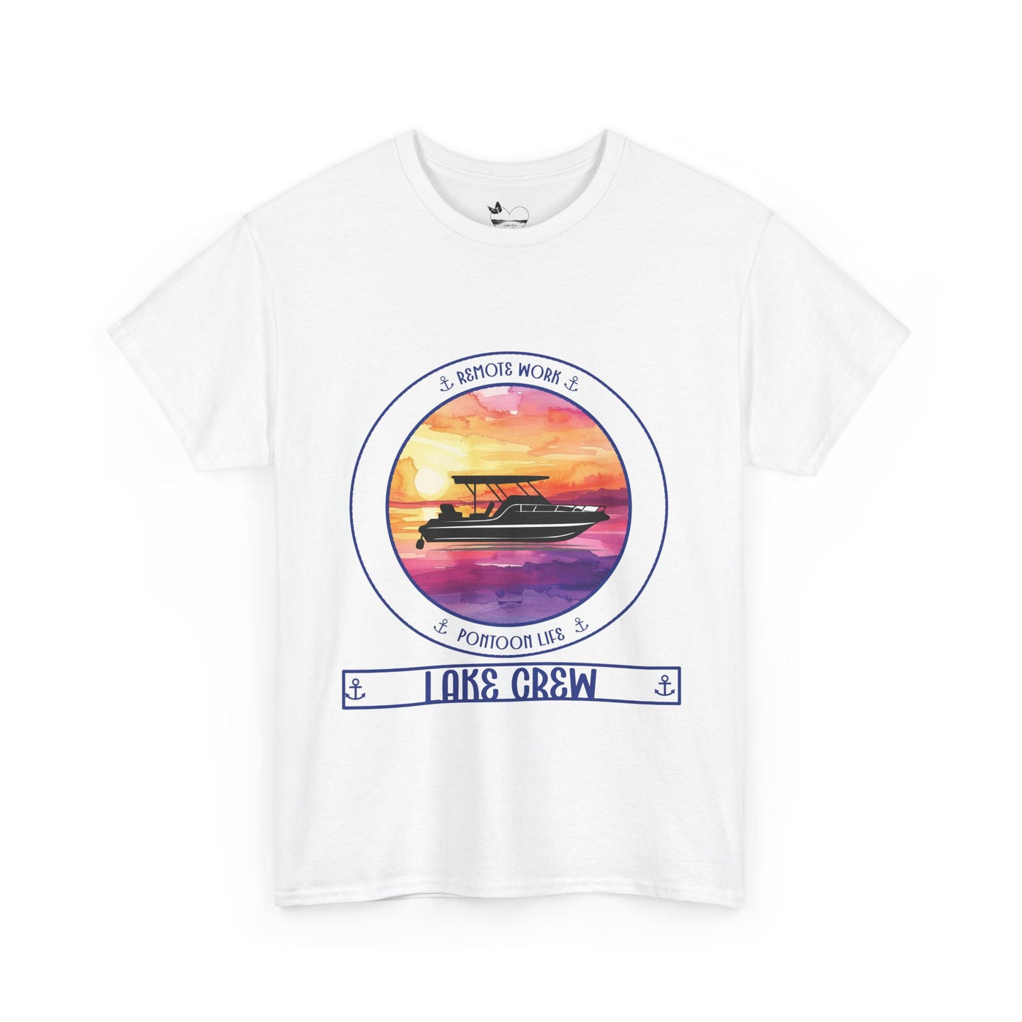 Personalized Pontoon Life Transom Shirt – Sunset