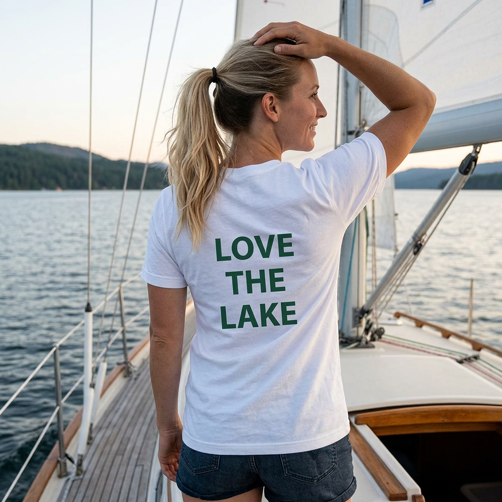Great Lakes State Green Performance Transom short sleeve tee UPF 50+