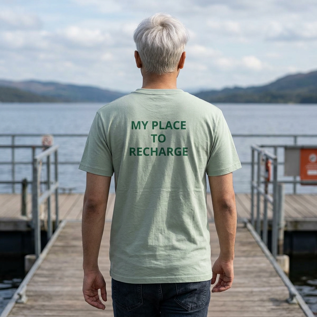 Great Lakes State Green Performance Transom short sleeve tee UPF 50+
