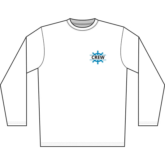 Personalized Saltwater Culture Crest Performance Long Sleeve Shirt