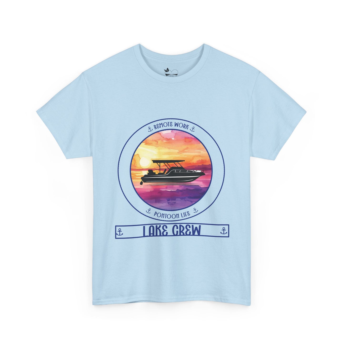 Personalized Pontoon Life Transom Shirt – Sunset