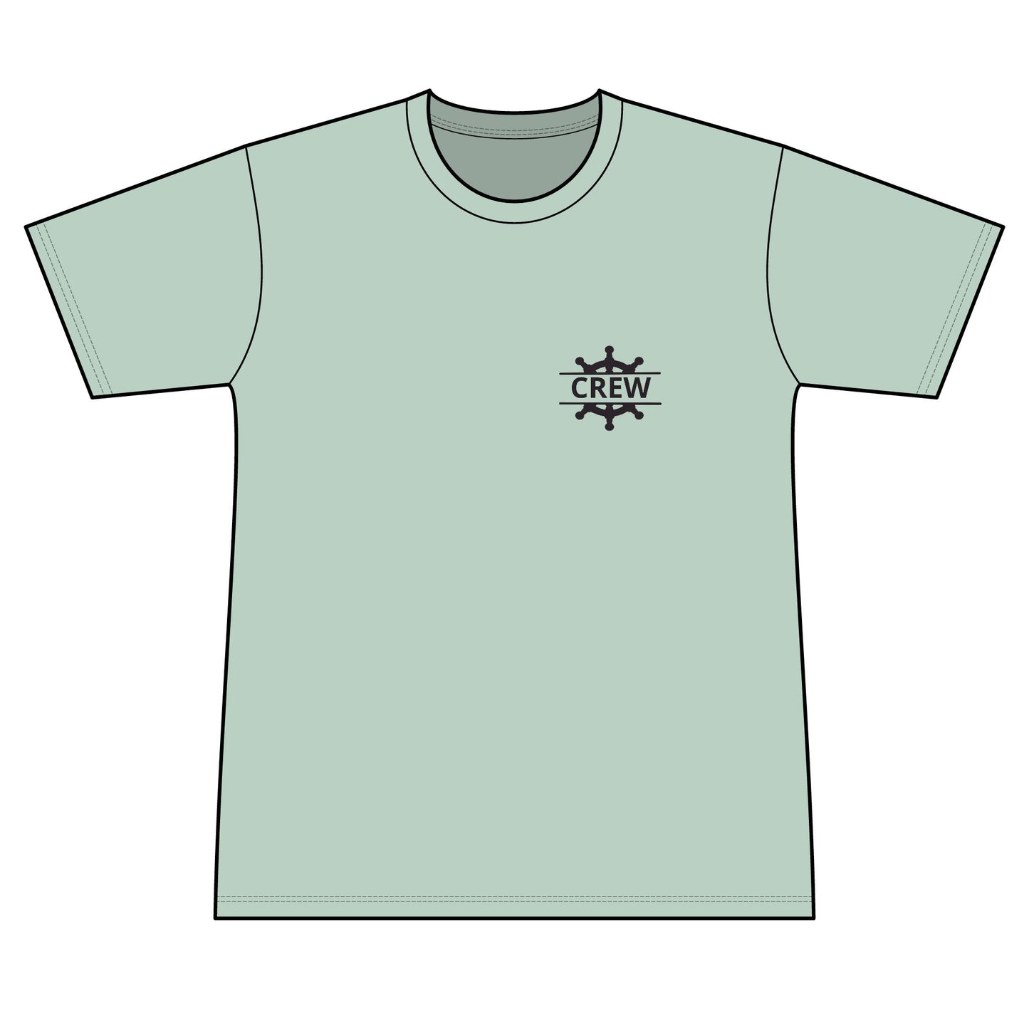 Personalized Glow with the Flow Crest Performance Shirt