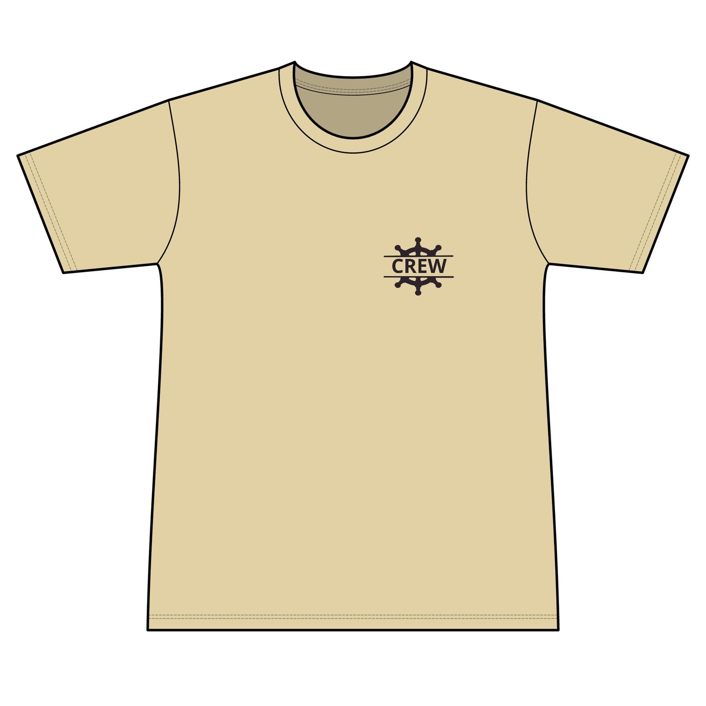 Personalized Glow with the Flow Crest Performance Shirt