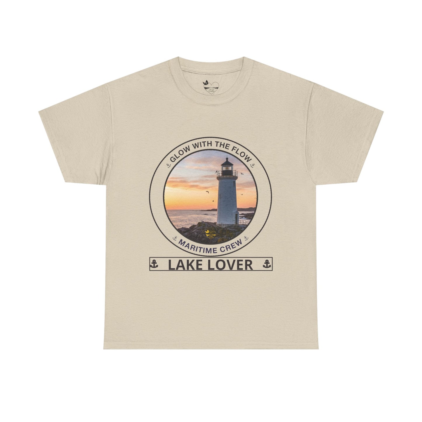 Personalized Glow with the Flow Gildan Transom shirt