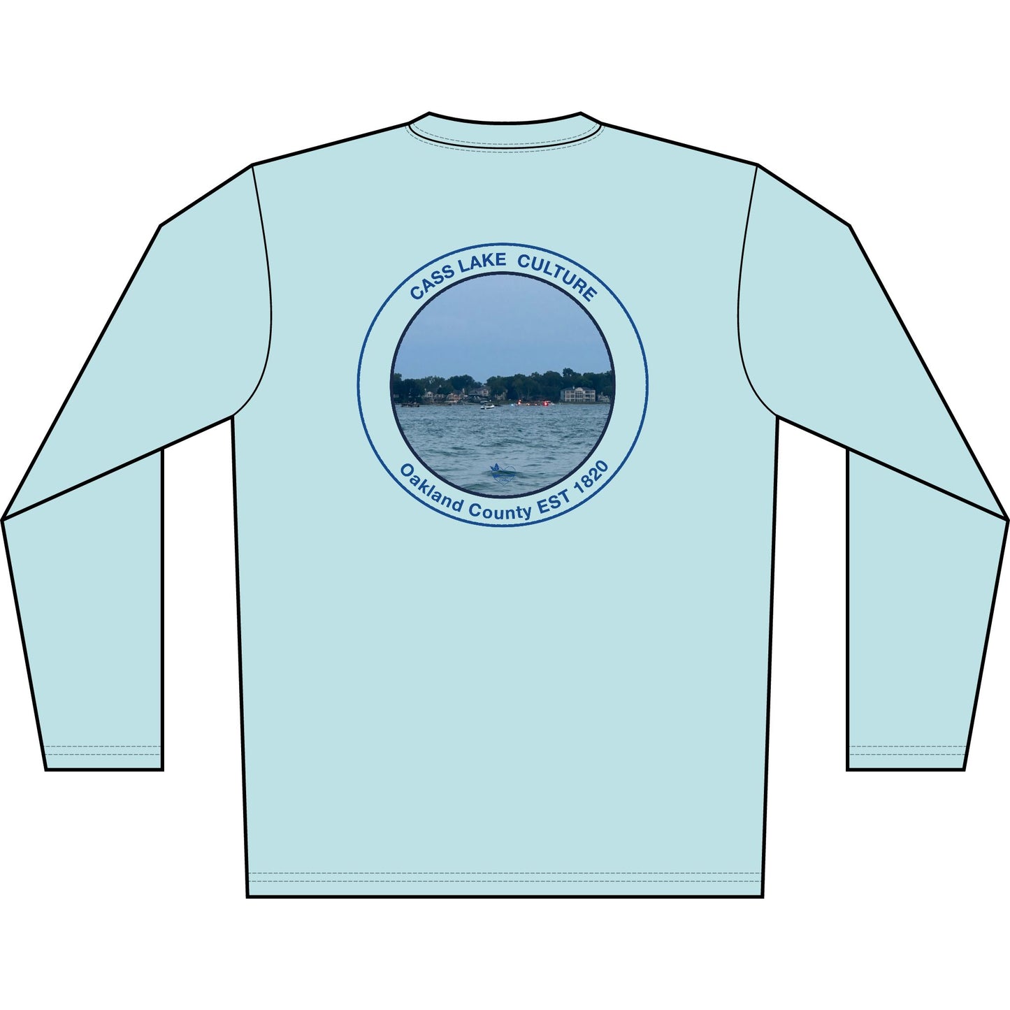 Personalized Cass Lake crest long sleeve