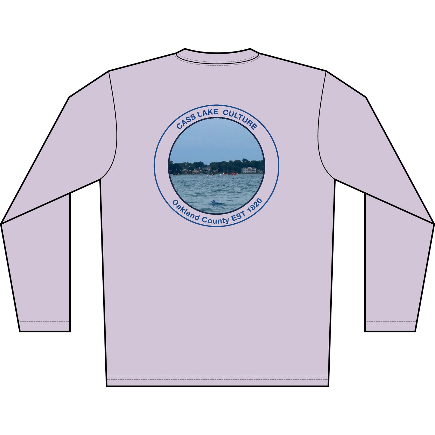 Personalized Cass Lake crest long sleeve