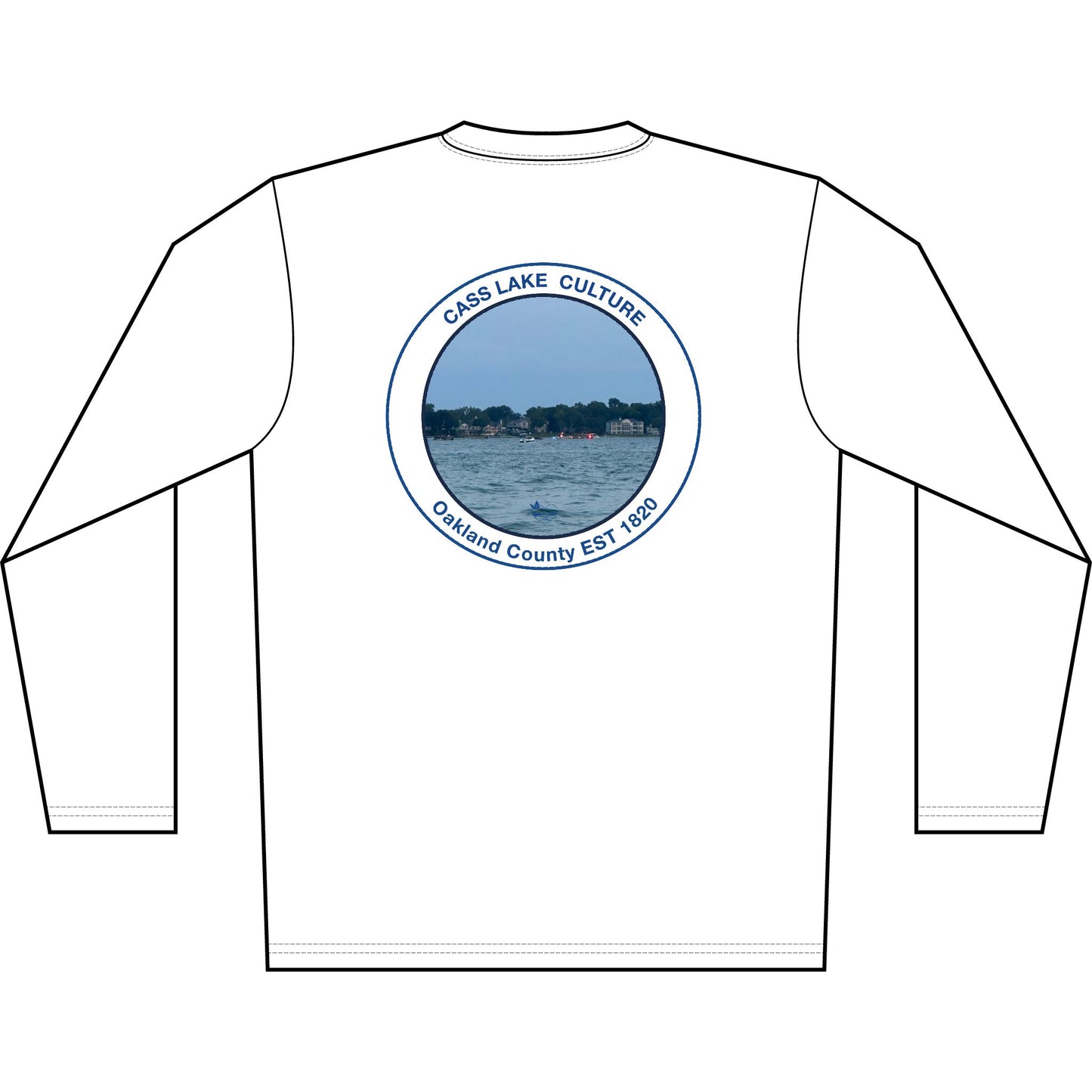 Personalized Cass Lake crest long sleeve