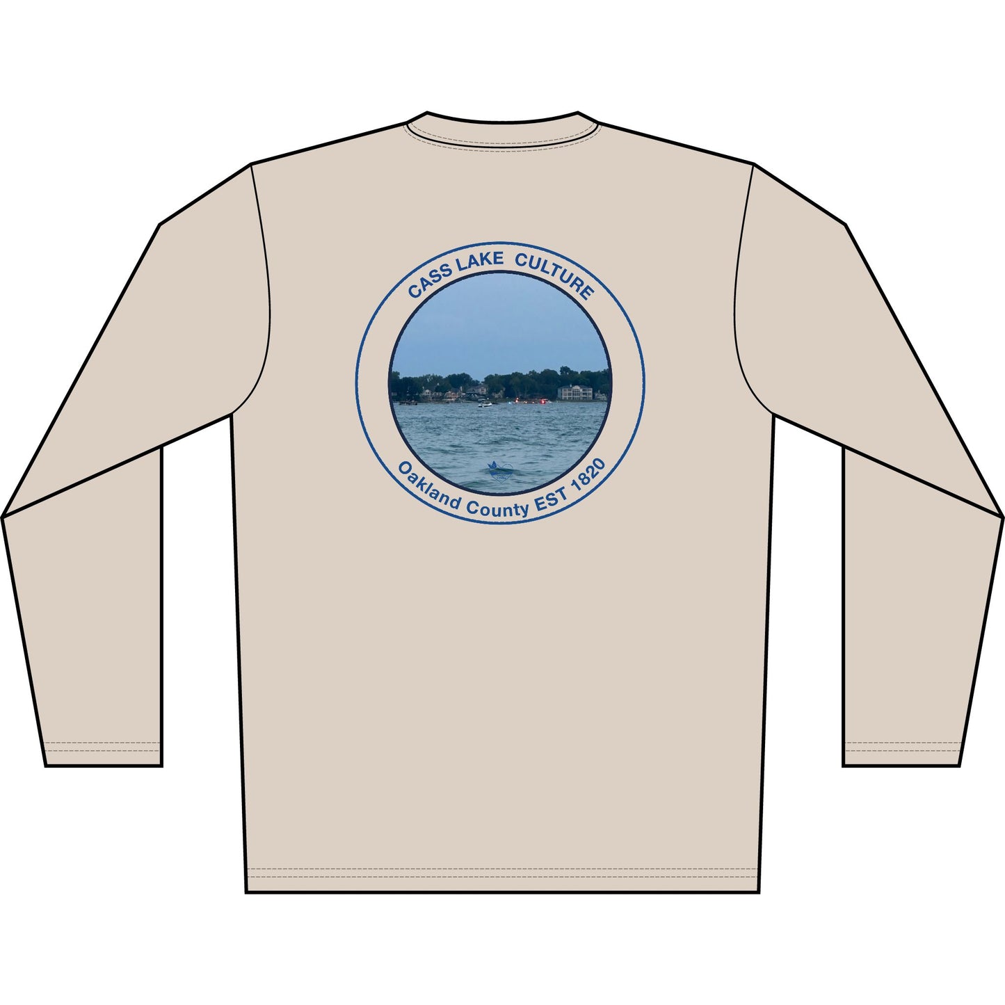 Personalized Cass Lake crest long sleeve