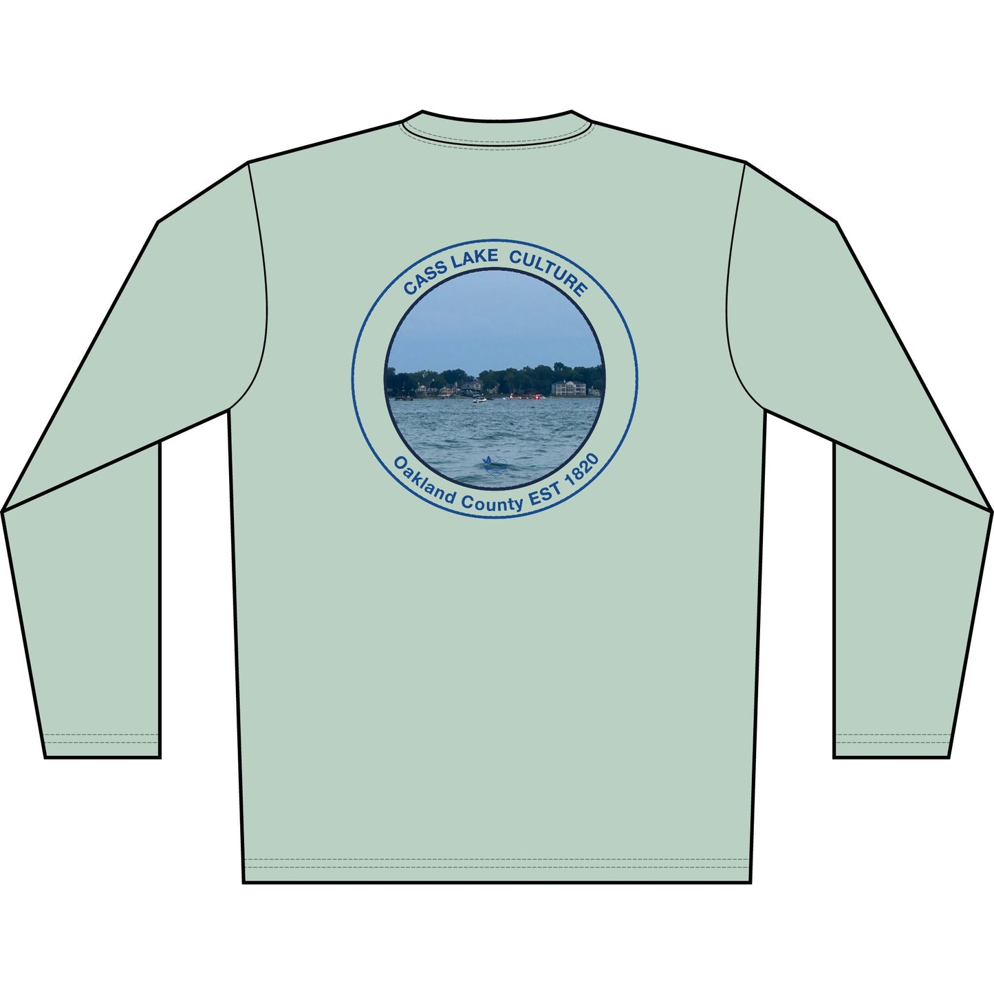 Personalized Cass Lake crest long sleeve