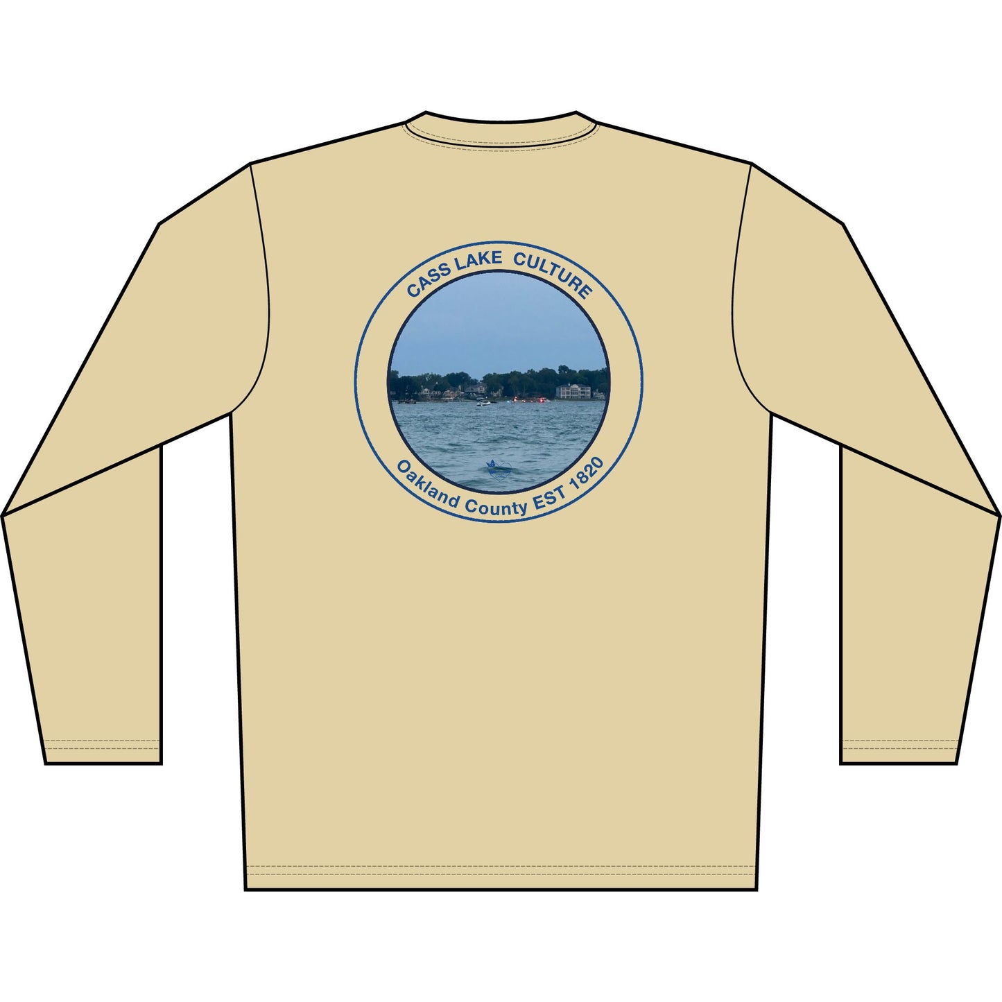 Personalized Cass Lake crest long sleeve